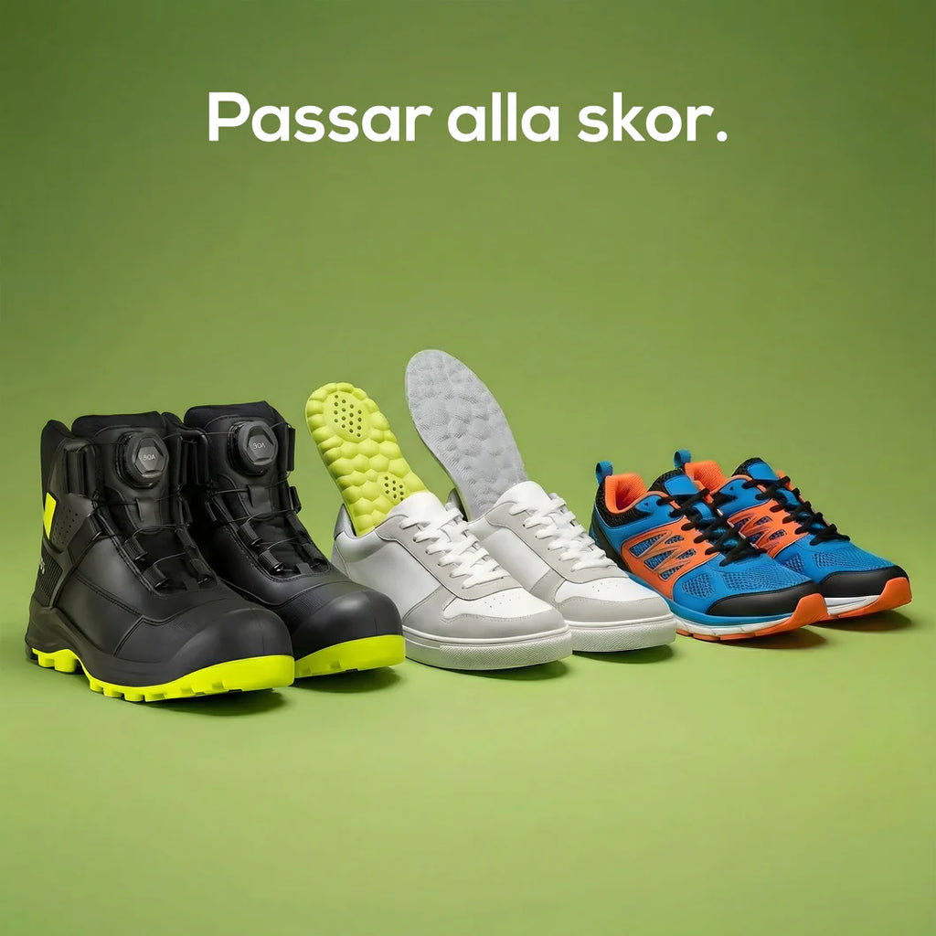 Smärtlindrande Skosulor