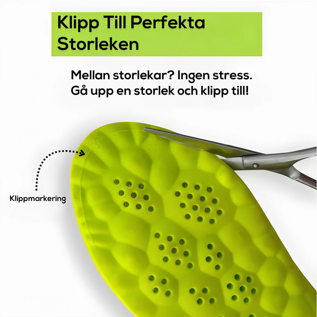 Smärtlindrande Skosulor